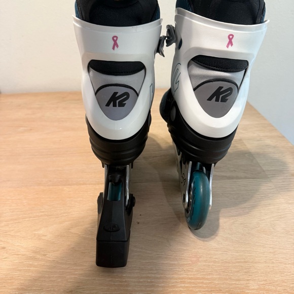 Alexis Teal and White Inline Skates - Picture 2 of 12